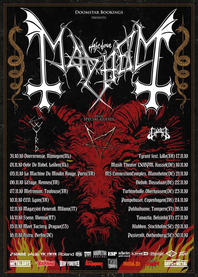 Read more about the article MAYHEM announce new album and European tour