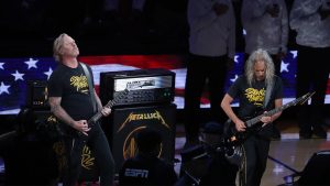 Read more about the article METALLICA Played the National  Anthem at NBA Finals