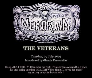 Read more about the article Memoriam – The Veterans