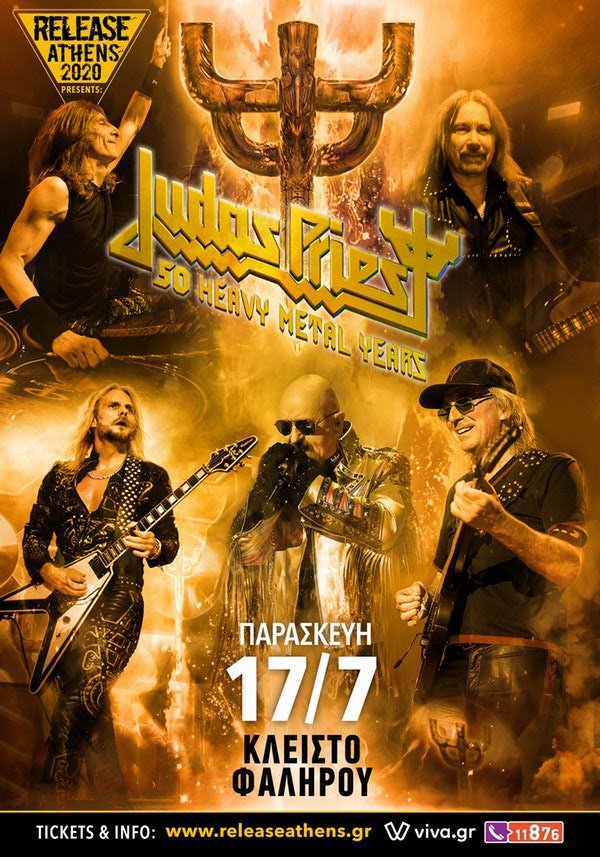 Read more about the article Release Athens presents: JUDAS PRIEST – 50 Heavy Metal Years!