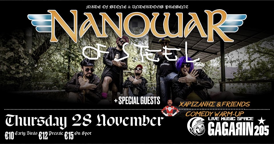 Read more about the article Nanowar of Steel [IT] live in Athens!