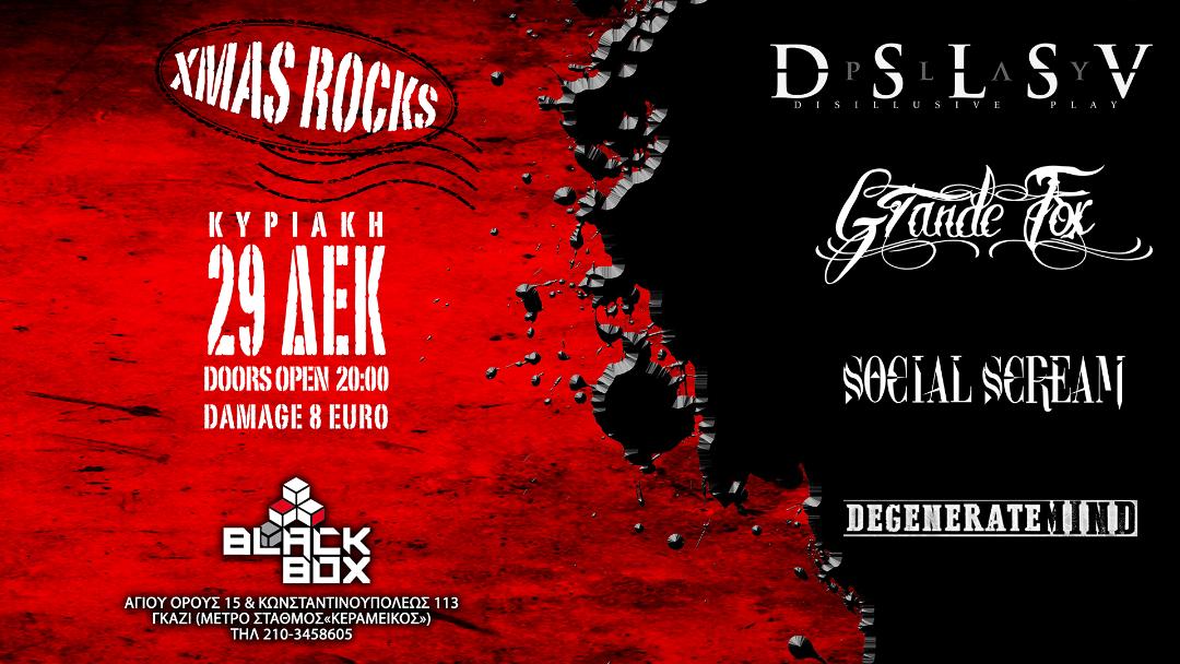 You are currently viewing Disillusive Play/Grande Fox/Social Scream/Degenerate Mind Live στο Black Box! – Κυριακή 29 Δεκεμβρίου