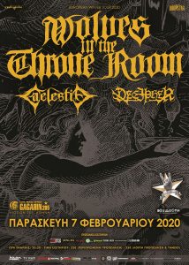 Read more about the article WOLVES IN THE THRONE ROOM, CAELESTIA, DECIPHER-Ανακοινώθηκε το πρόγραμμα της συναυλίας στην Αθήνα!