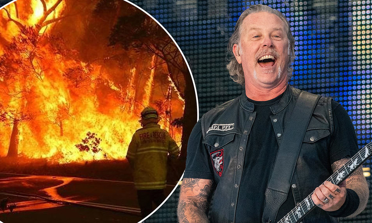 Read more about the article METALLICA donates more than 500.000 USD to Australian wildfire relief efforts!!