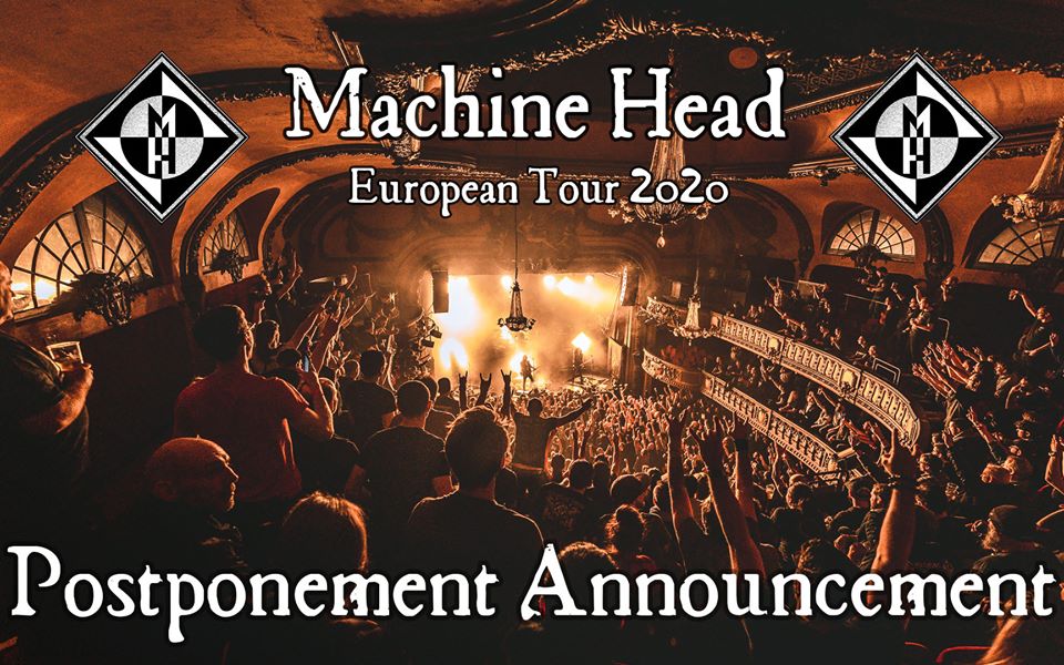 You are currently viewing MACHINE HEAD Postpones Second European Leg Of ‘Burn My Eyes’ 25th-Anniversary Tour