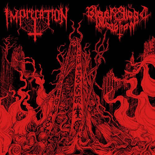 Read more about the article Imprecation/Black Blood Invocation – Diabolical Flames Of The Ascended Plague (Split)