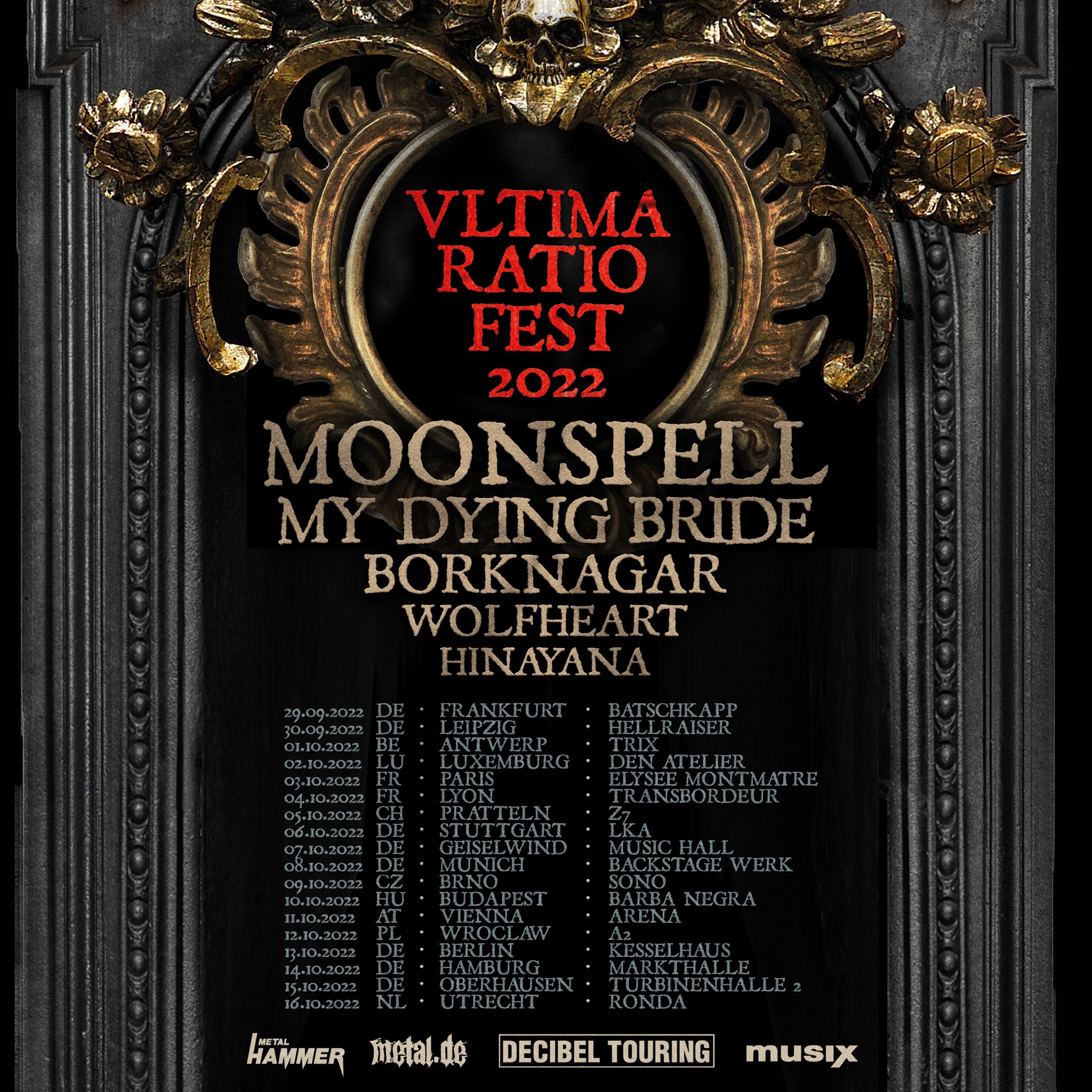 Read more about the article MOONSPELL announced a new European tour, together with special guests!