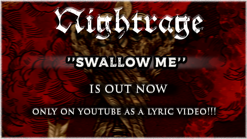 Read more about the article Νέο τραγούδι από τους NIGHTRAGE για το νέο τους single “Swallow Me”!