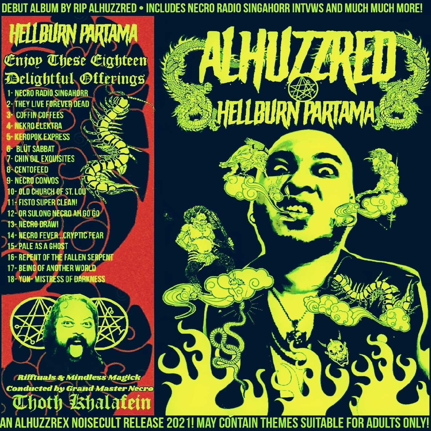 You are currently viewing ALHUZZRED from Singapore releases their solo debut album “Hellburn Partama”.