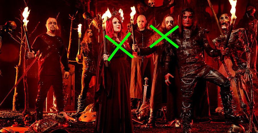 Read more about the article Οι CRADLE OF FILTH έλυσαν την συνεργασία τους με τον κιθαρίστα Richard Shaw και την keyboardίστρια Anabelle Iratni!