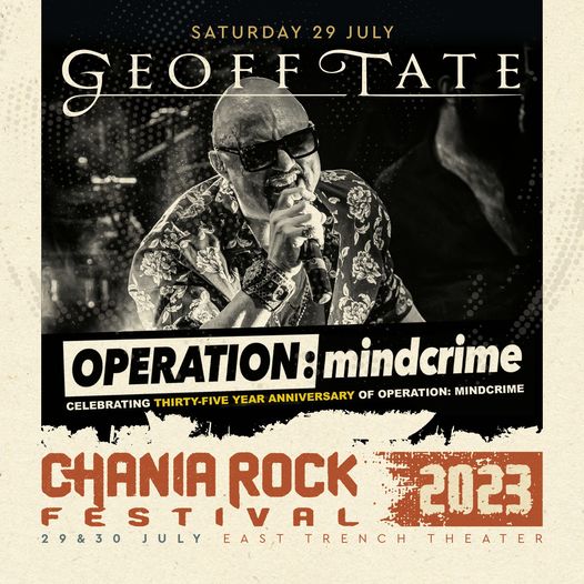 Read more about the article Το Chania Rock Festival υποδέχεται τον Geoff Tate!
