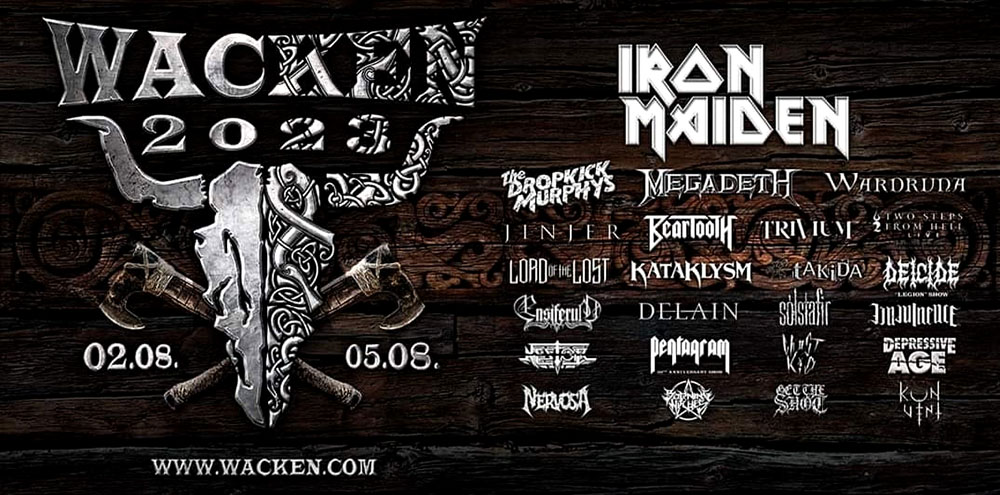 You are currently viewing Live Report: Wacken Open Air Festival 2023 (Wacken, Germany – 2-5th August, 2023)