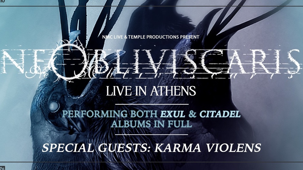 You are currently viewing Ανταπόκριση: Ne Obliviscaris – Karma Violens (Temple, Αθήνα, Ελλάδα – 09/10/2024)